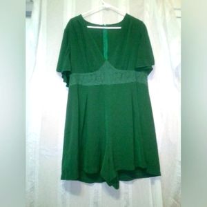 Butterfly sleeve Romper